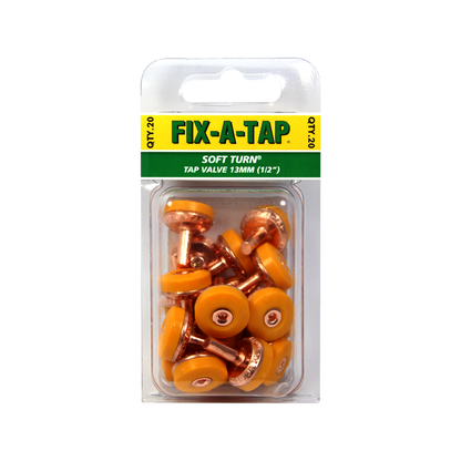Fix a Tap Soft Turn Tap Valve 13mm 20 Pack Copper Easy Turn