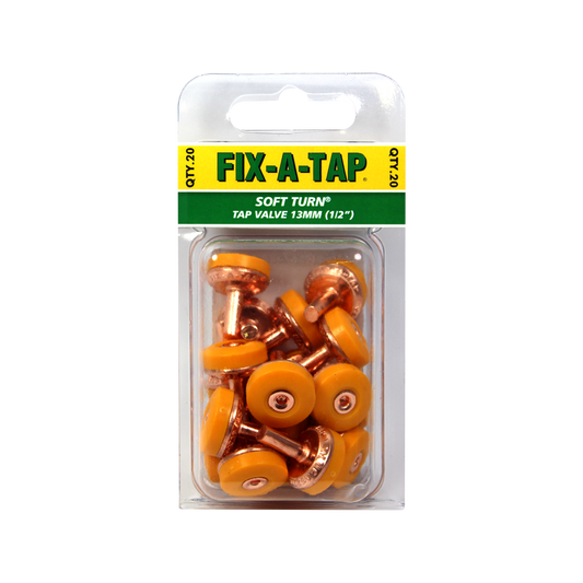 Fix a Tap Soft Turn Tap Valve 13mm 20 Pack Copper Easy Turn