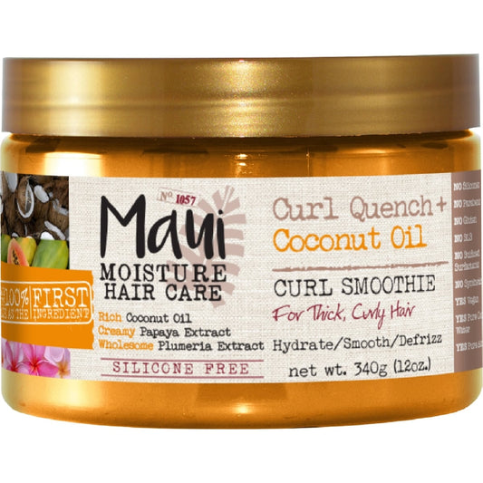 Maui Moisture Coconut Oil Curl Smoothie Hair Mask For Curly Hair 340g