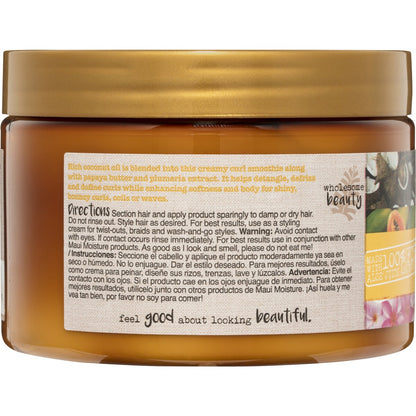 Maui Moisture Coconut Oil Curl Smoothie Hair Mask For Curly Hair 340g