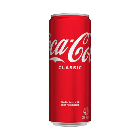 Coca-Cola Classic Soft Drink Can - 250mL