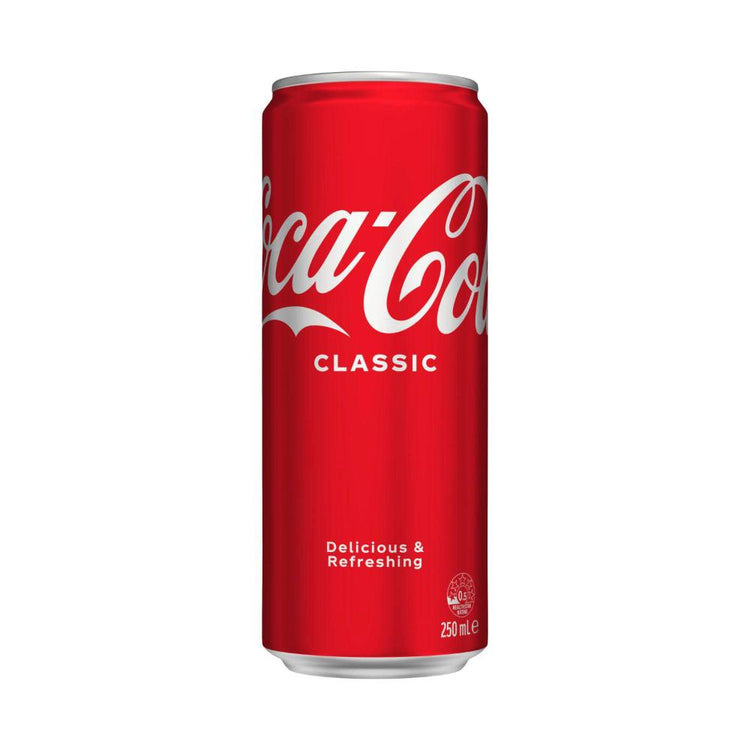 Coca-Cola Classic Soft Drink Can - 250mL