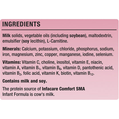 Infacare Comfort From Birth 0-6 Months Infant Formula Stage 1 850g