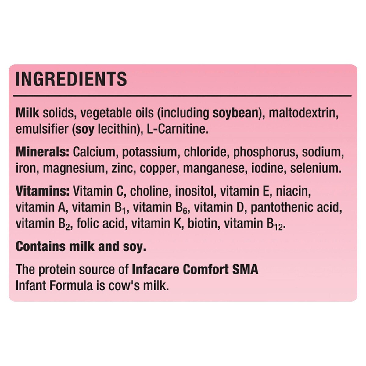 Infacare Comfort From Birth 0-6 Months Infant Formula Stage 1 850g