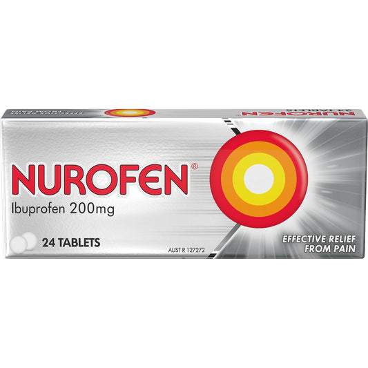 Nurofen Pain & Inflammation Relief Tablets 200mg Ibuprofen 24 Pack