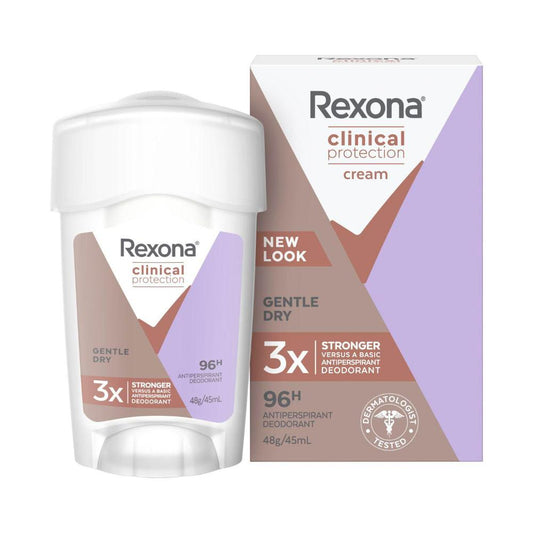 Rexona Women Deodorant 96hr inical Cream Gentle Dry - 45mL