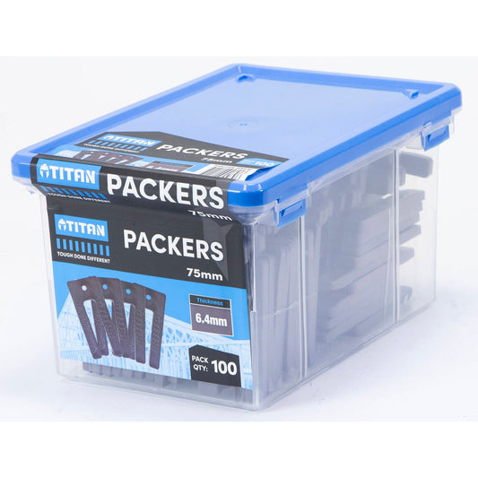 Titan Window Packers - 4 x 75mm - 100 Piece