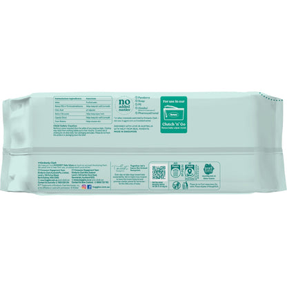 Huggies Glentle Cleanse Baby Wipes Fragrance Free 80 Pack