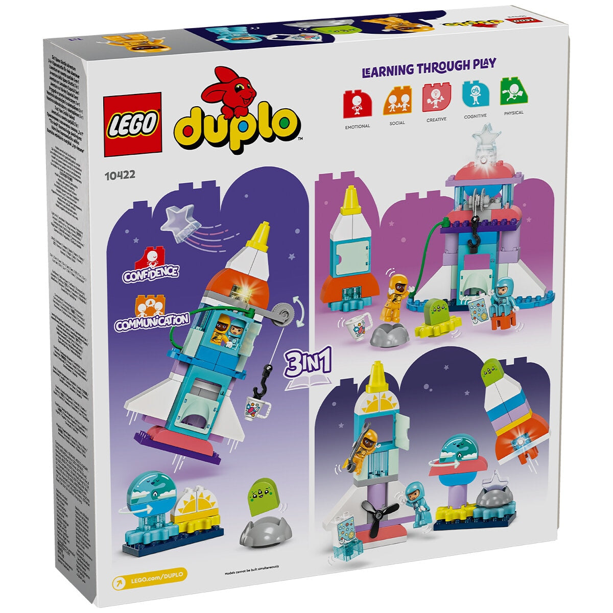 LEGO DUPLO 3 In 1 Space Shuttle Adventure 10422