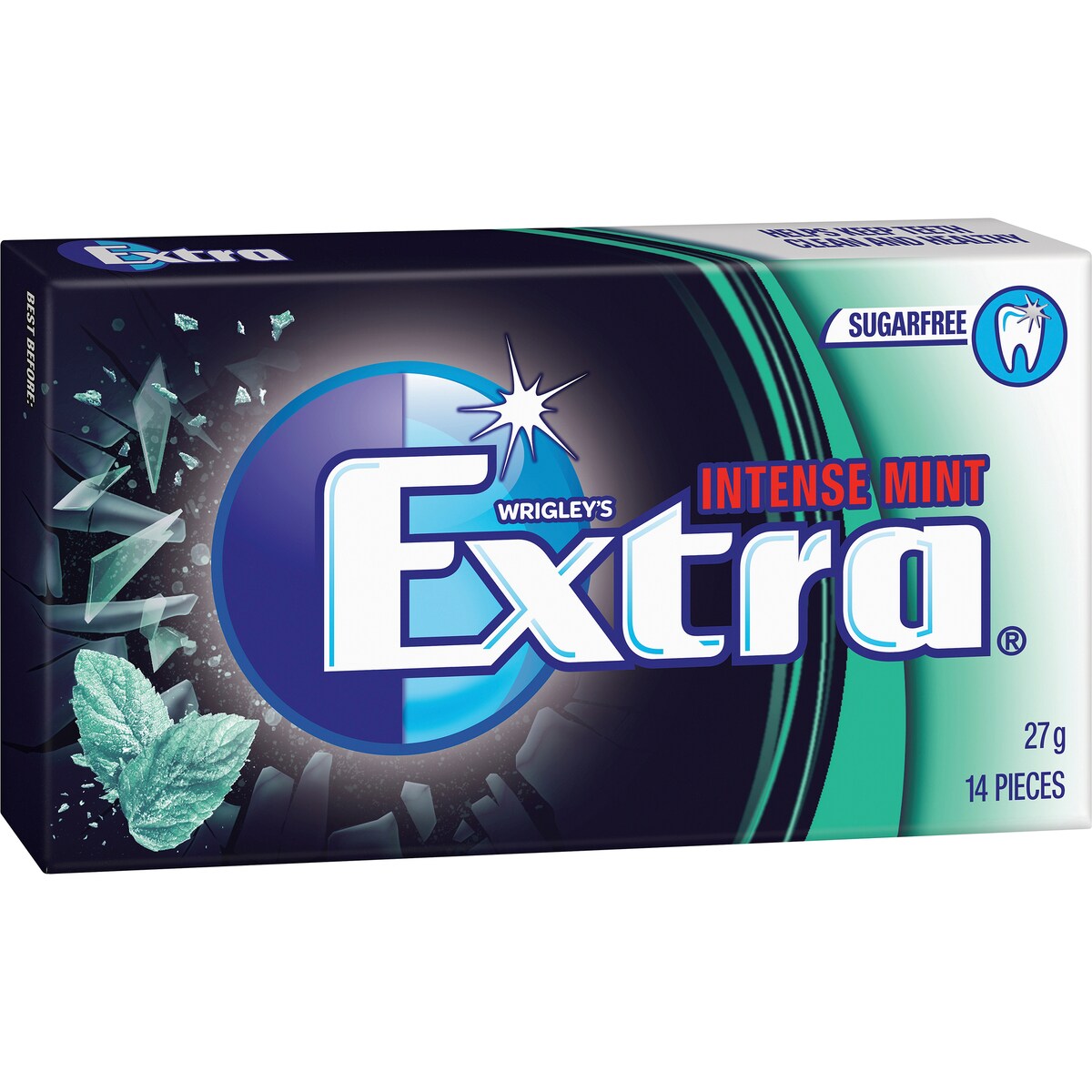 Extra Intense Mint Sugar Free Chewing Gum 14pc 27g
