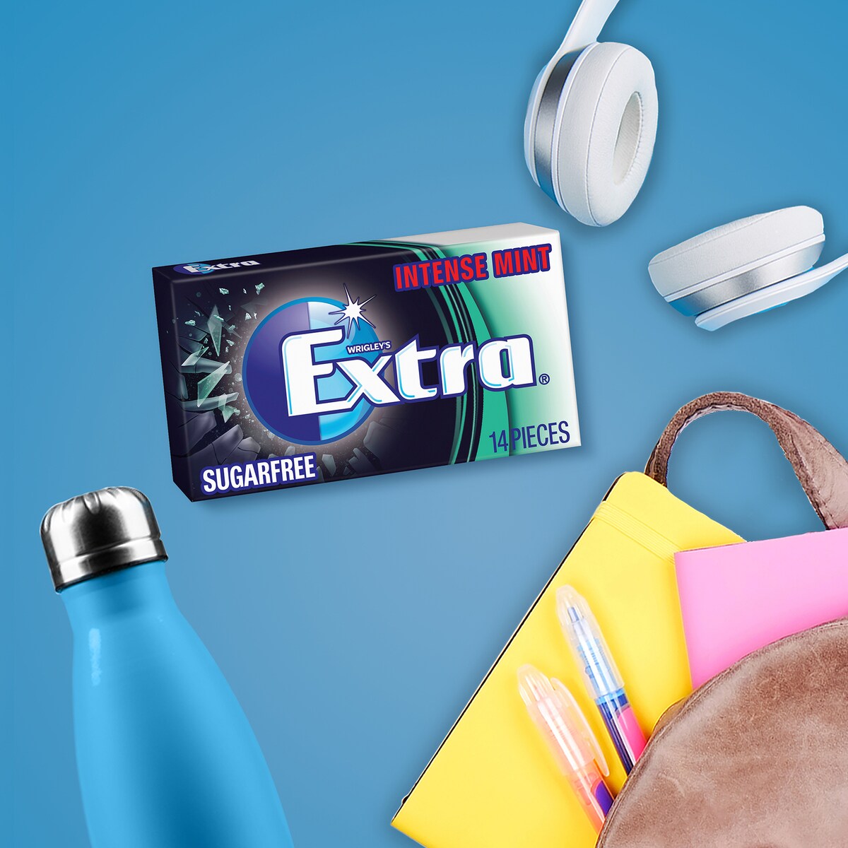 Extra Intense Mint Sugar Free Chewing Gum 14pc 27g
