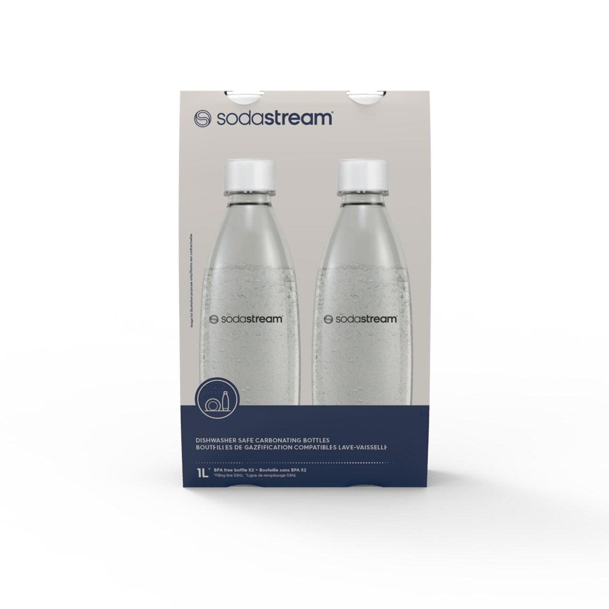 Sodastream Dishwasher Safe Carbonating Bottles Twin Pack each