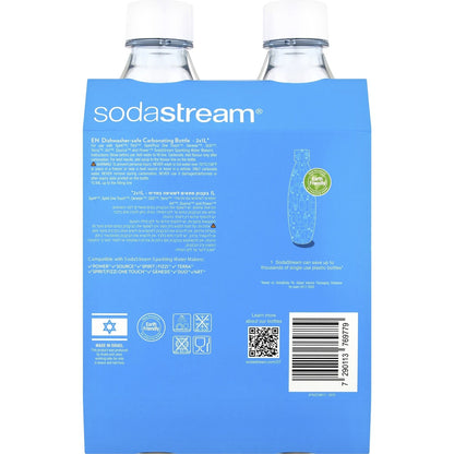 Sodastream Dishwasher Safe Carbonating Bottles Twin Pack each