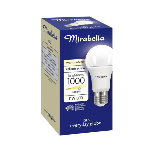 Mirabella Led Globe Gls Edison Screw 11 Watt Warm White - 1 each