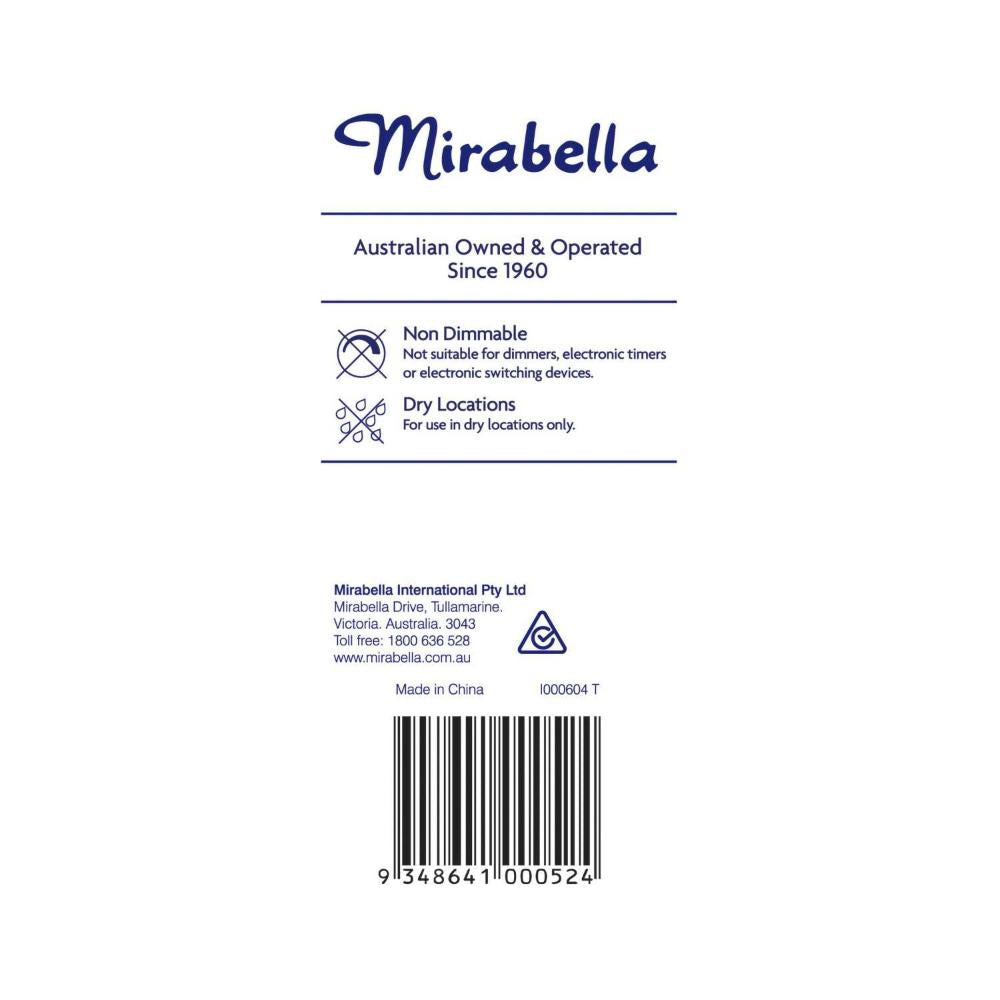 Mirabella Led Globe Gls Edison Screw 11 Watt Warm White - 1 each