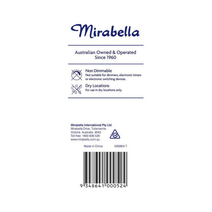 Mirabella Led Globe Gls Edison Screw 11 Watt Warm White - 1 each