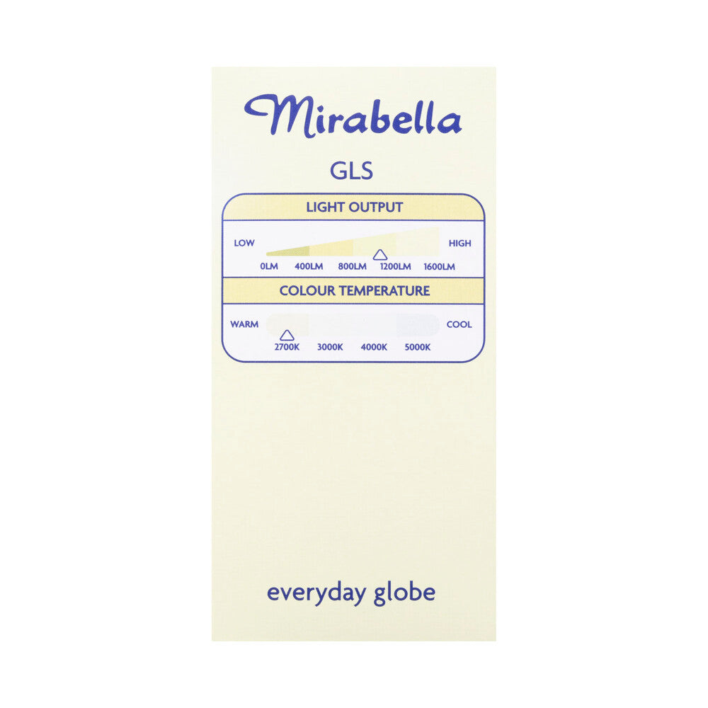 Mirabella Led Globe Gls Edison Screw 11 Watt Warm White - 1 each