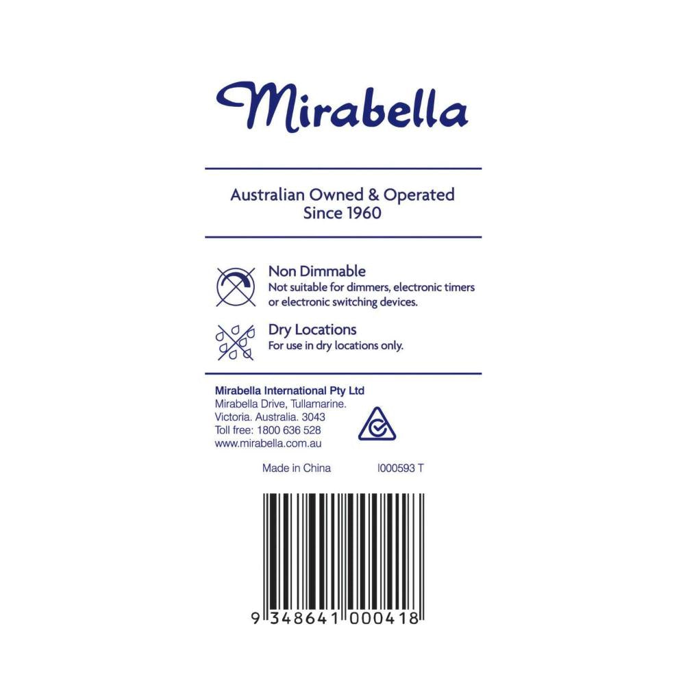 Mirabella Led Globe Gls Bayonet Cap 5.5 Watt Warm White - 1 each