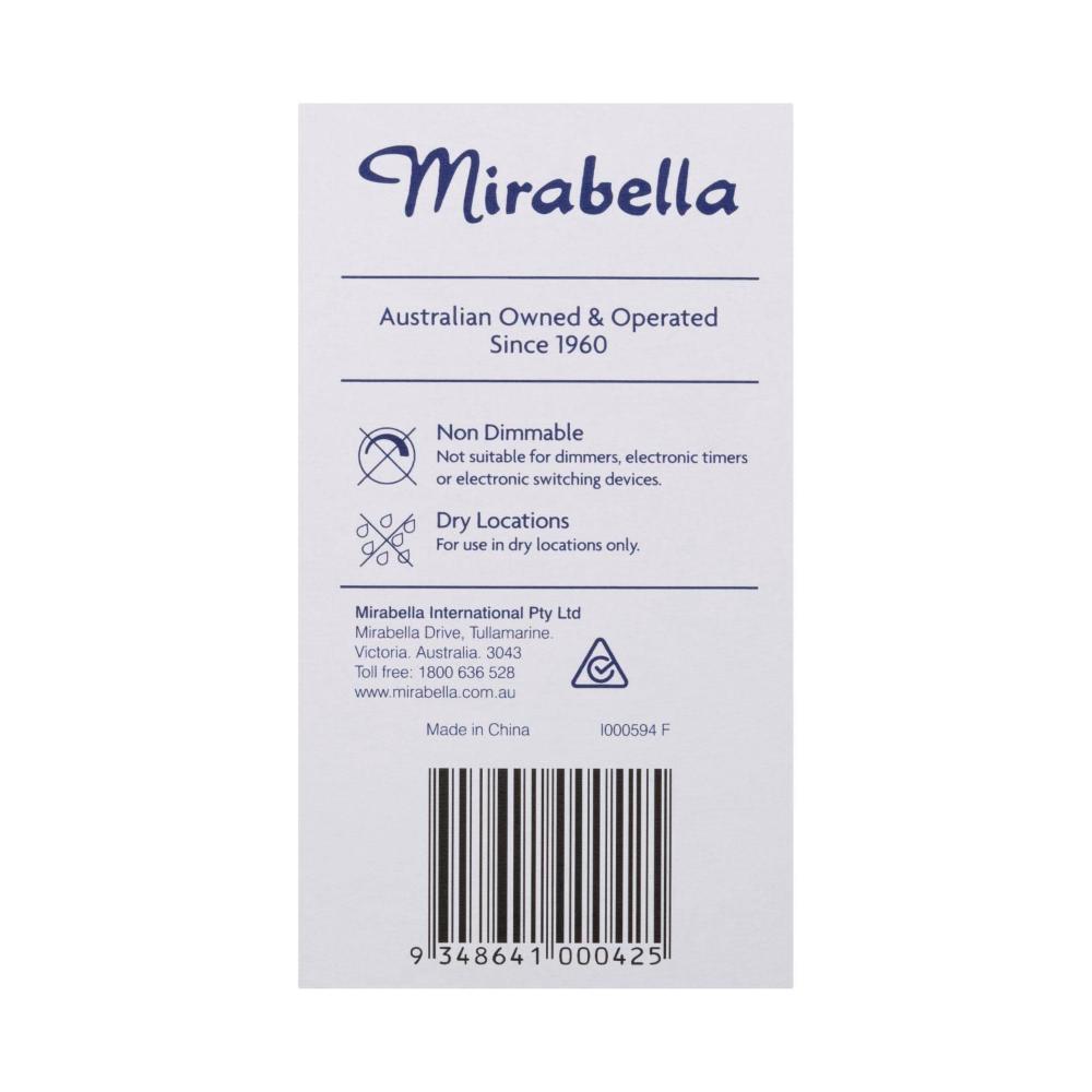 Mirabella Led Globe Gls Edison Screw 5.5 Watt Warm White - 1 each