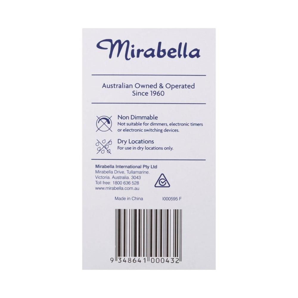 Mirabella Led Globe Gls Bayonet Cap 5.5 Watt Cool White - 1 each