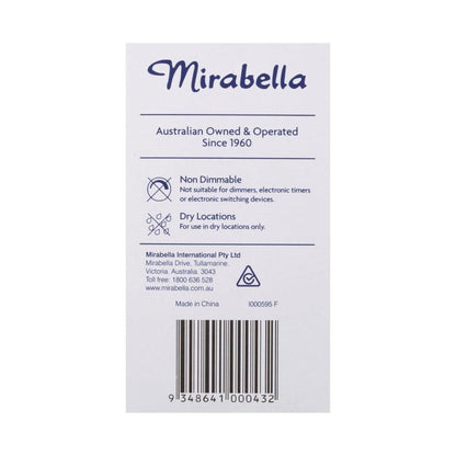 Mirabella Led Globe Gls Bayonet Cap 5.5 Watt Cool White - 1 each