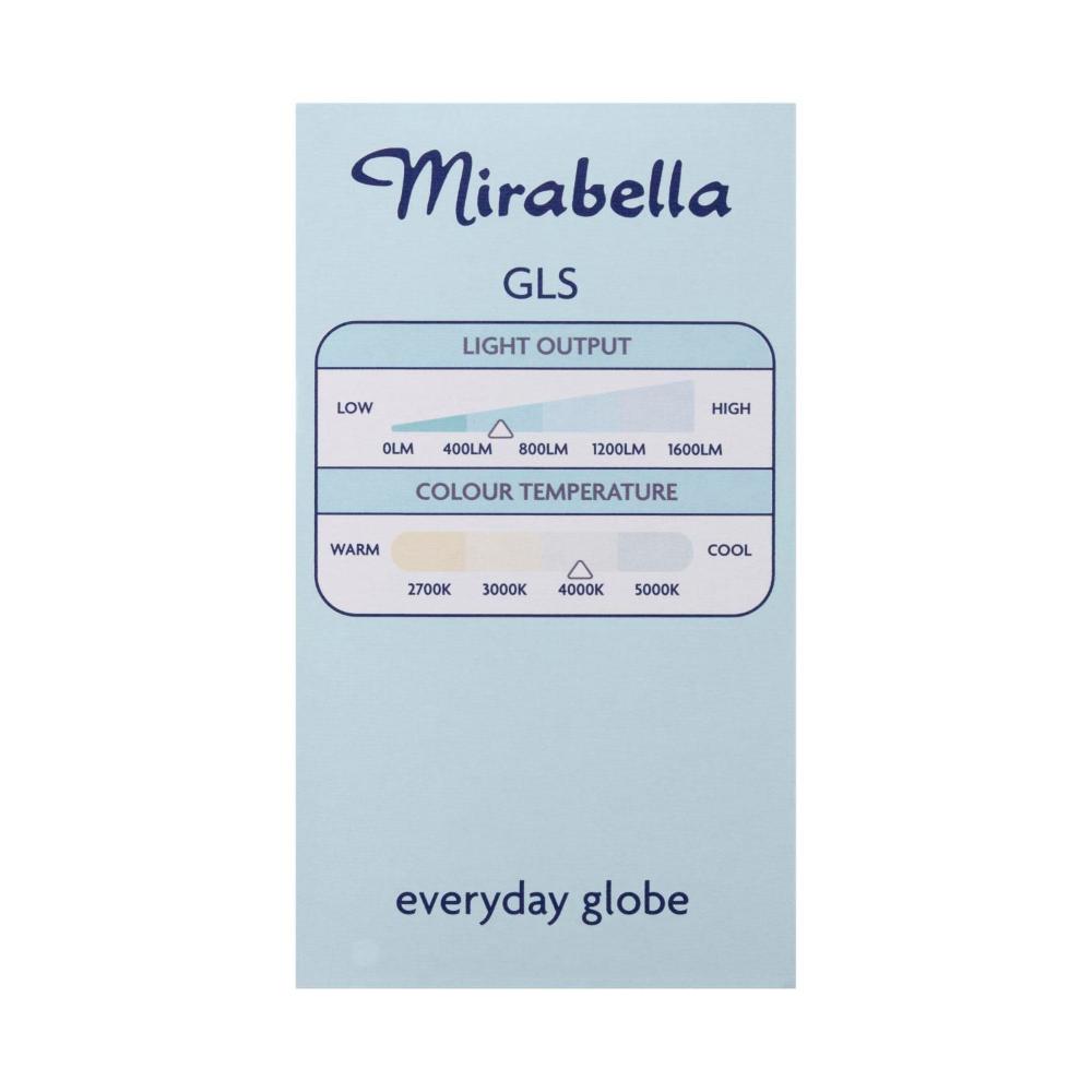 Mirabella Led Globe Gls Edison Screw 5.5 Watt Cool White - 1 each