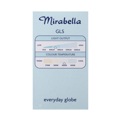 Mirabella Led Globe Gls Edison Screw 5.5 Watt Cool White - 1 each