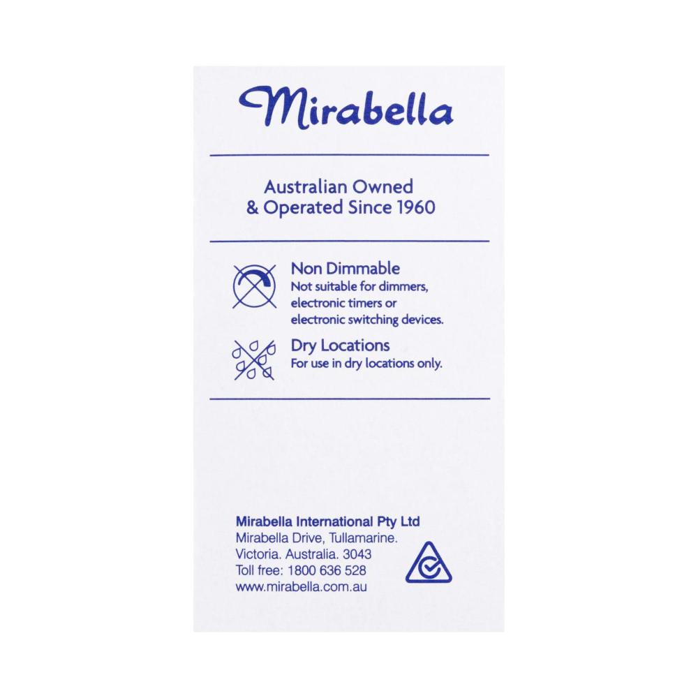 Mirabella Led Globe Fancy Round Bayonet Cap 6 Watt Pearl - 1 each