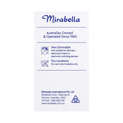 Mirabella Led Globe Fancy Round Bayonet Cap 6 Watt Pearl - 1 each