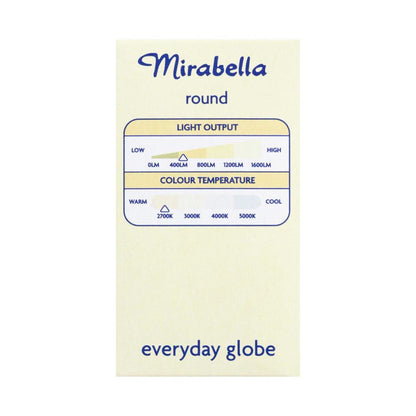 Mirabella Led Globe Fancy Round Bayonet Cap 6 Watt Pearl - 1 each