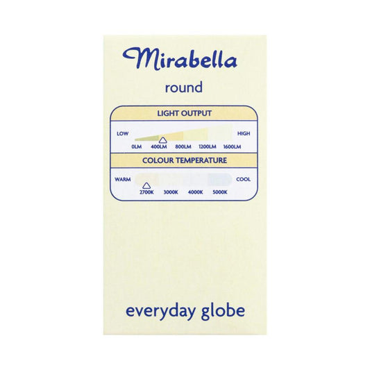 Mirabella Led Globe Fancy Round Bayonet Cap 6 Watt Pearl - 1 each