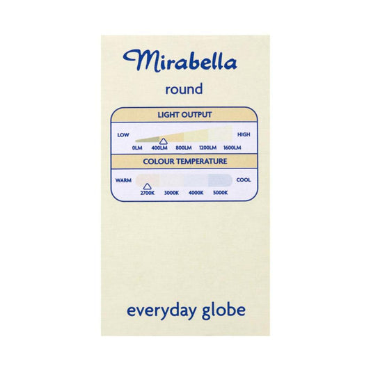 Mirabella Led Globe Fancy Round Small Edison Screw 6 Watt Pearl - 1 each