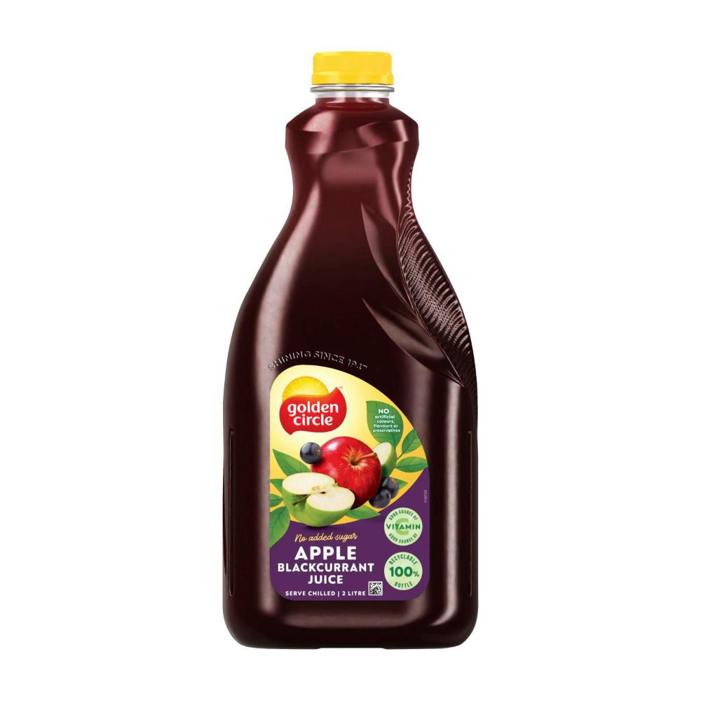 Golden Circle 100% Apple Blackcurrant Juice - 2L