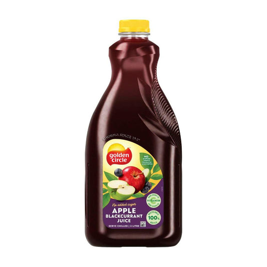 Golden Cire 100% Apple Blackcurrant Juice - 2L