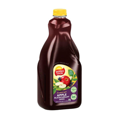 Golden Cire 100% Apple Blackcurrant Juice - 2L