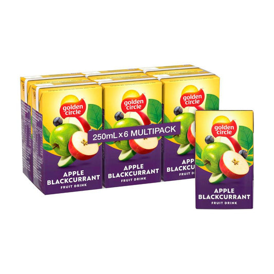 Golden Cire Tetra Drink Apple Blackcurrant 250ml - 6 Pack