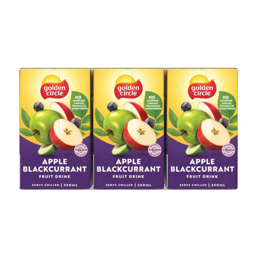 Golden Cire Tetra Drink Apple Blackcurrant 6 Pack - 1.5L
