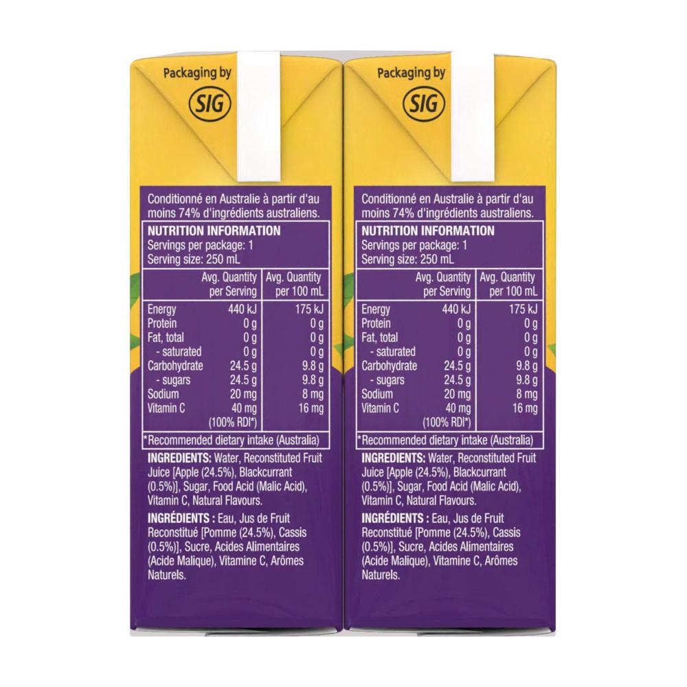 Golden Cire Tetra Drink Apple Blackcurrant 6 Pack - 1.5L