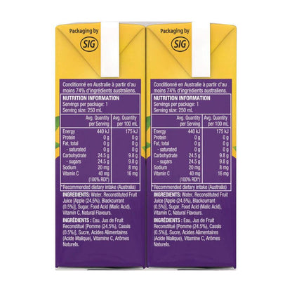 Golden Cire Tetra Drink Apple Blackcurrant 6 Pack - 1.5L