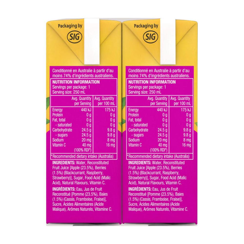 Golden Cire Tetra Drink Summer Berries 6 Pack - 1.5L
