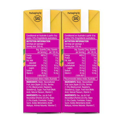 Golden Cire Tetra Drink Summer Berries 6 Pack - 1.5L