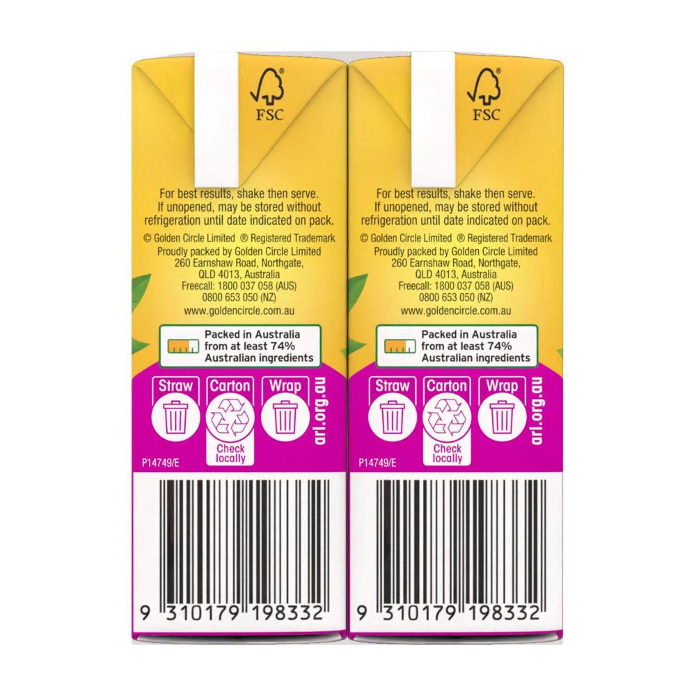 Golden Cire Tetra Drink Summer Berries 6 Pack - 1.5L