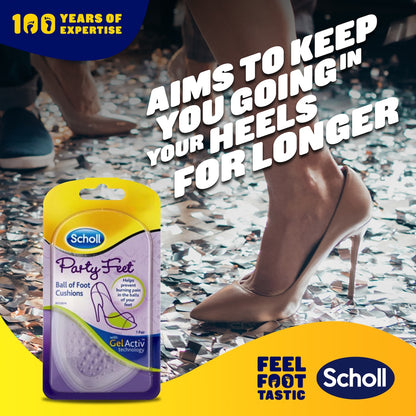 Scholl Party Feet Foot Care Gel Cushions Each