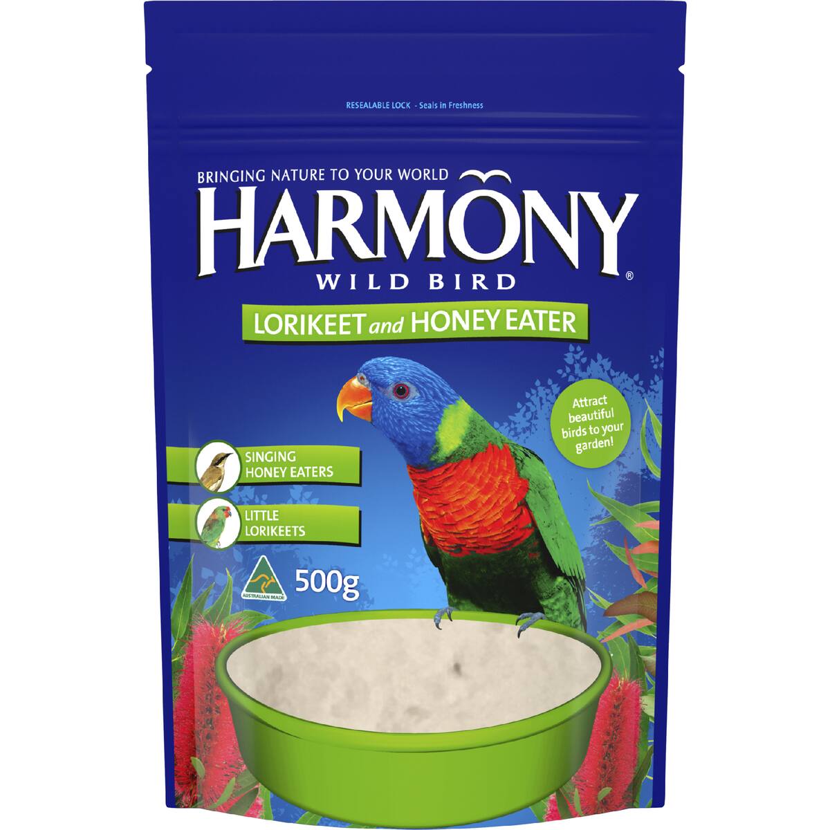 Harmony Bird Food Lorikeet & Honey Eater 500g