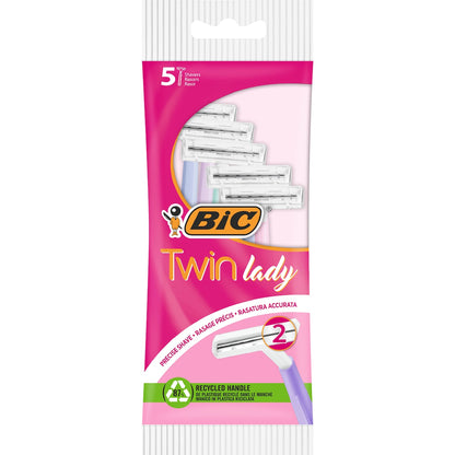Bic Twin Lady Disposable Razor 5 Pack