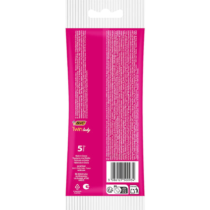 Bic Twin Lady Disposable Razor 5 Pack