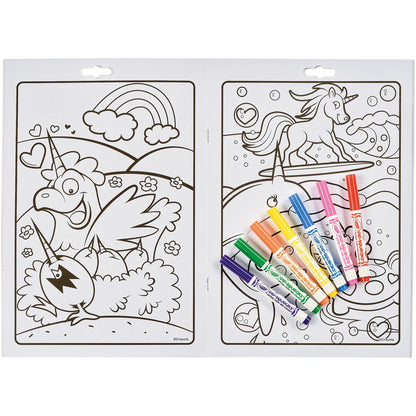 Crayola Uni Creatures Coloring & Markers Pad Each
