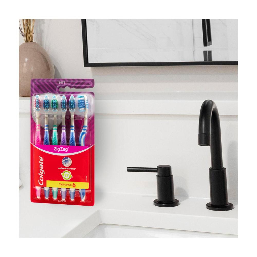 Colgate Zig Zag Value Pack Soft Toothbrush - 6 pack