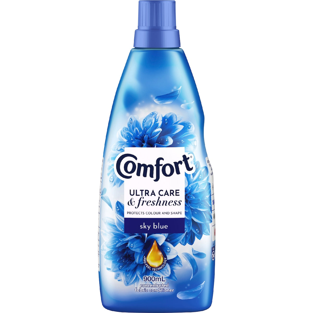 Comfort Laundry Fabric Conditioner Liquid Sky Blue 900ml
