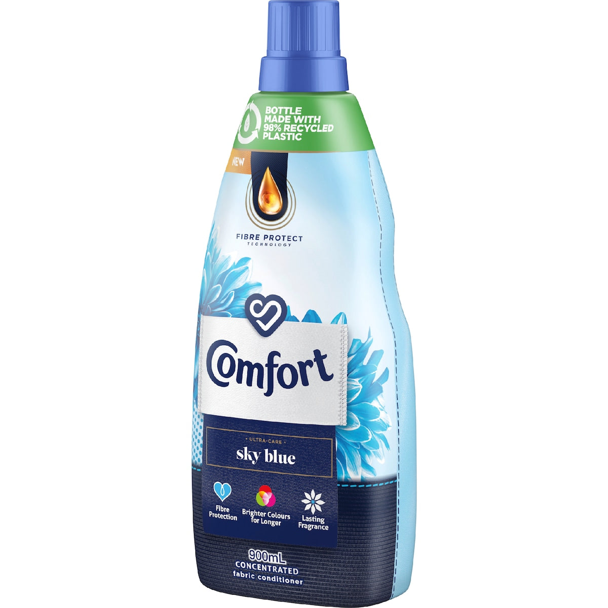 Comfort Laundry Fabric Conditioner Liquid Sky Blue 900ml